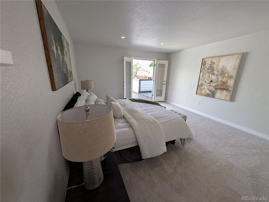 Bedroom, Interior, Recessed Lighting
