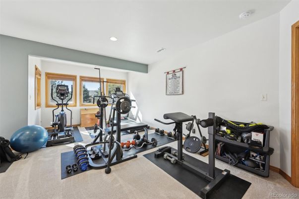 Fitness Equipment, Interior, Recessed Lighting