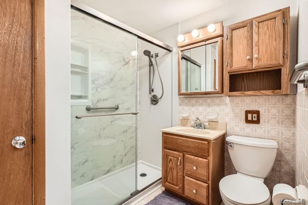 Bathroom, Glass Shower, Interior, Marble Walls