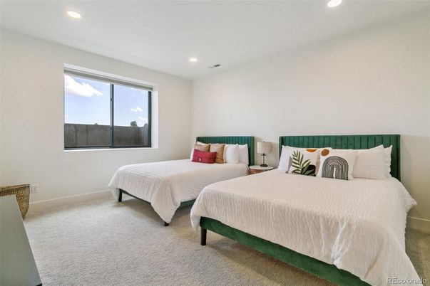 Bedroom, Interior, Recessed Lighting
