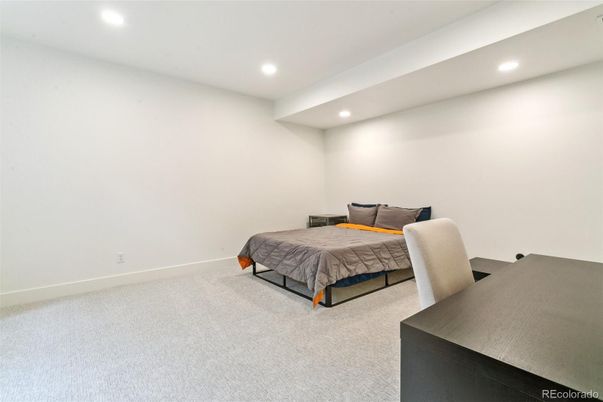 Bedroom, Interior, Recessed Lighting