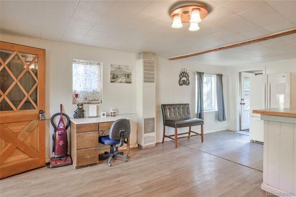Home Office, Interior, Wood Texture Flooring