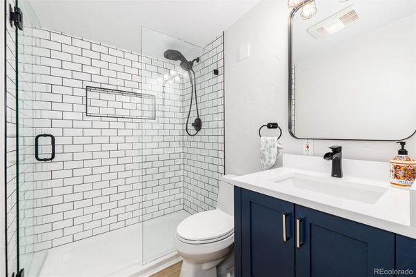 Bathroom, Glass Shower, Interior