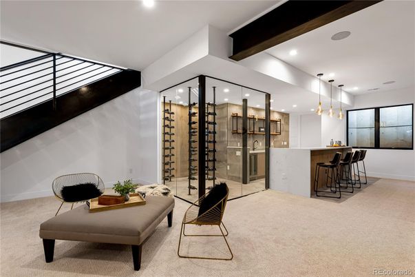 Interior, Pendant Lights, Recessed Lighting, Wine Storage