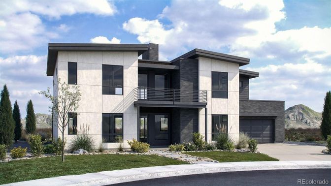 Attached, Exterior, Facade, Modern