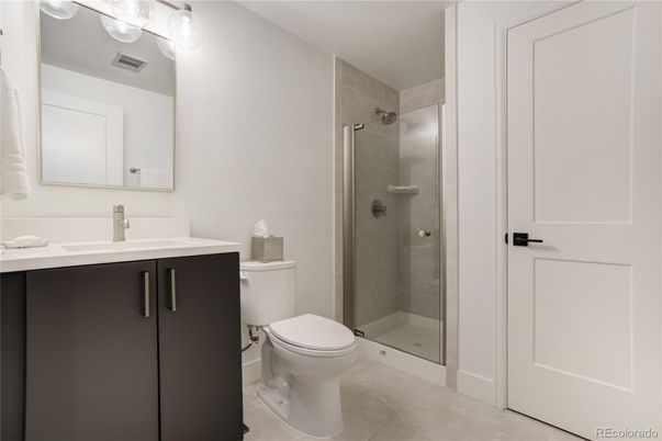 Bathroom, Glass Shower, Interior