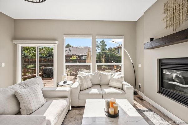 Fireplace, Interior, Living room, Wood Texture Flooring