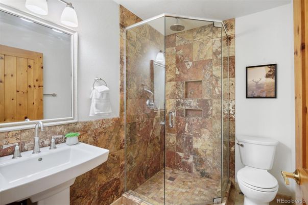 Bathroom, Glass Shower, Interior