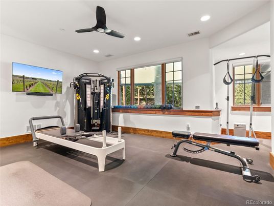 Fitness Equipment, Interior, Recessed Lighting