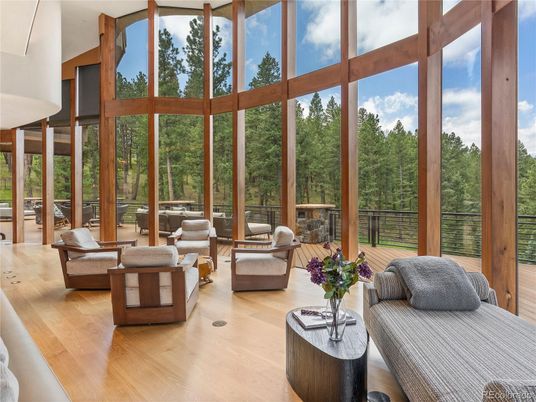 Interior, Sun Room, Wood Texture Flooring