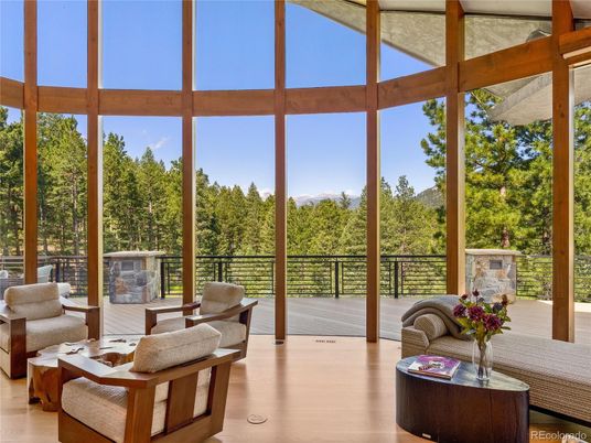 Interior, Sun Room, Wood Texture Flooring