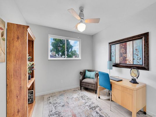 Home Office, Interior, Wood Texture Flooring
