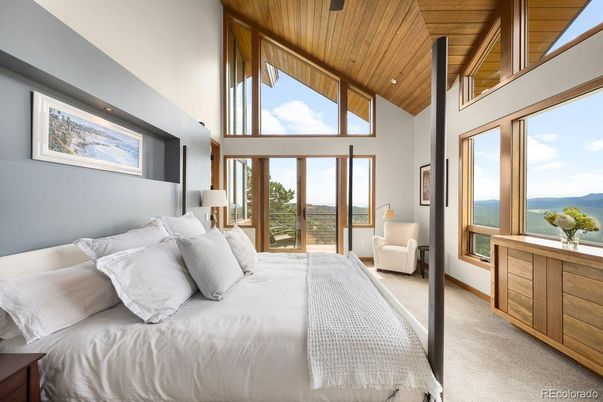 Bedroom, Interior, Water, Wooden Ceilings