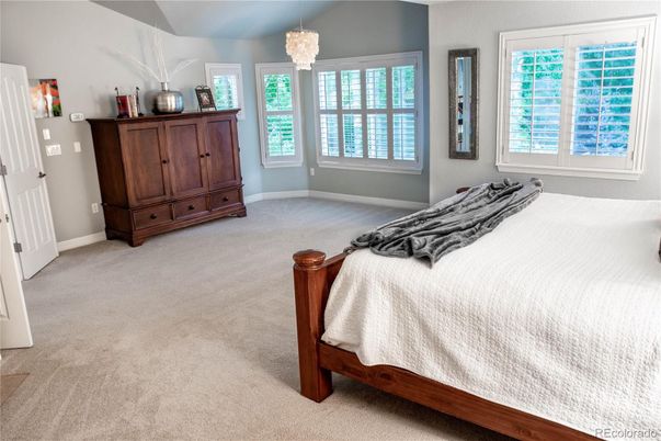 Bedroom, Chandelier, Interior