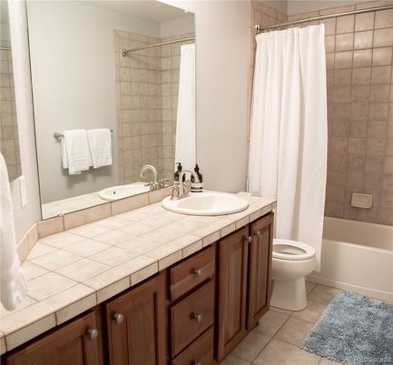 Bathroom, Dual Sink Vanities, Interior, Tile Countertops