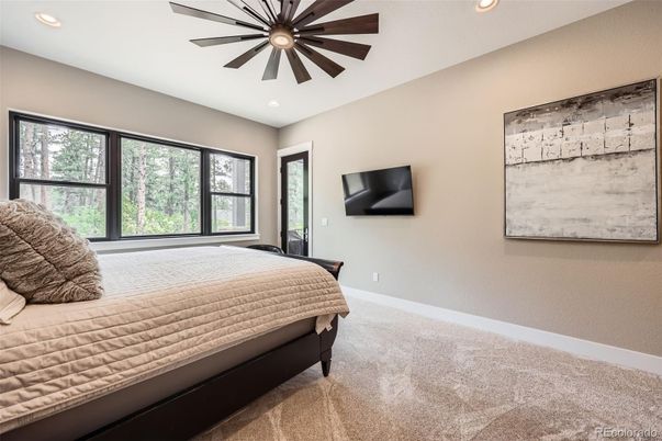Bedroom, Interior, Recessed Lighting