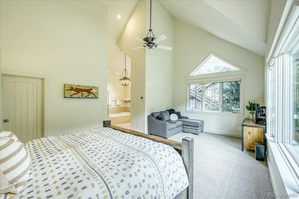 Bedroom, Interior, Pendant Lights, Recessed Lighting