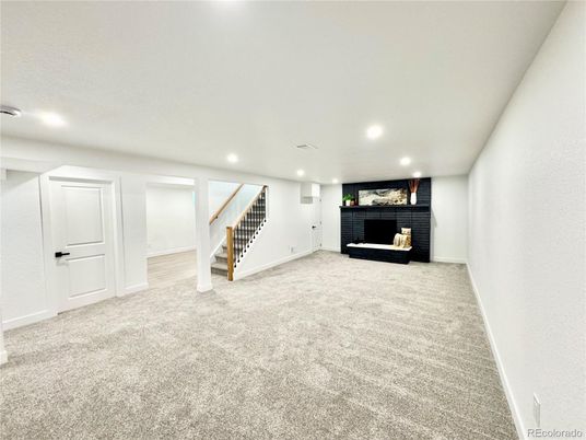 Fireplace, Interior, Recessed Lighting