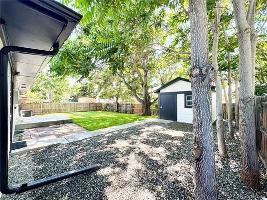 Backyard, Detached Garage, Exterior