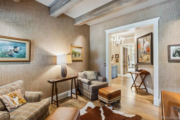 Chandelier, Interior, Wood Texture Flooring