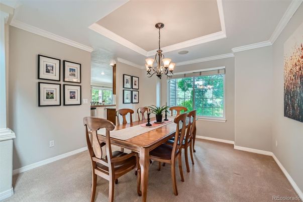 Chandelier, Dining room, Interior