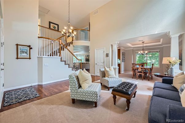 Chandelier, Dining room, Interior, Living room, Wood Texture Flooring