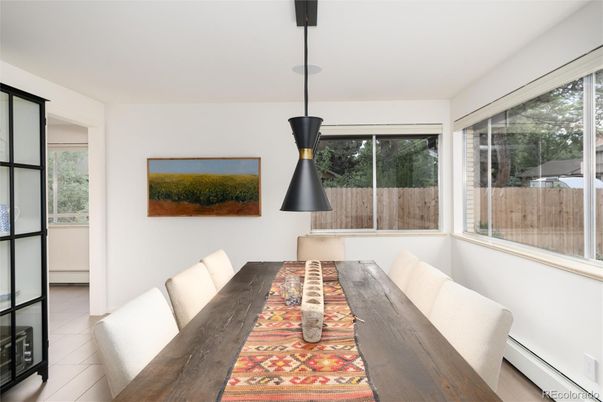Dining room, Interior, Pendant Lights