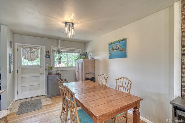 Dining room, Interior, Wood Texture Flooring