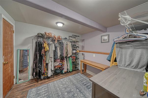 Interior, Walk-in Closets, Wood Texture Flooring