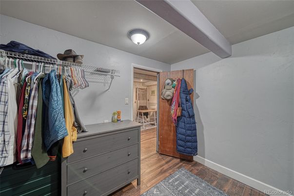 Interior, Walk-in Closets, Wood Texture Flooring