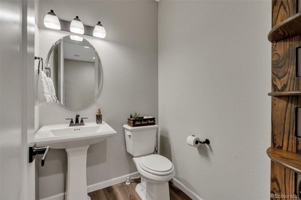 Bathroom, Interior, Wood Texture Flooring