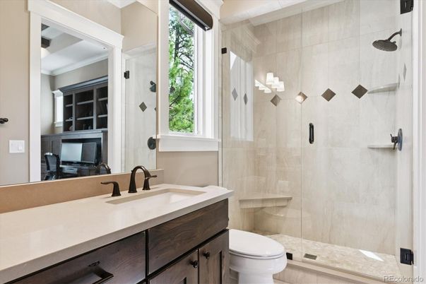 Bathroom, Glass Shower, Interior