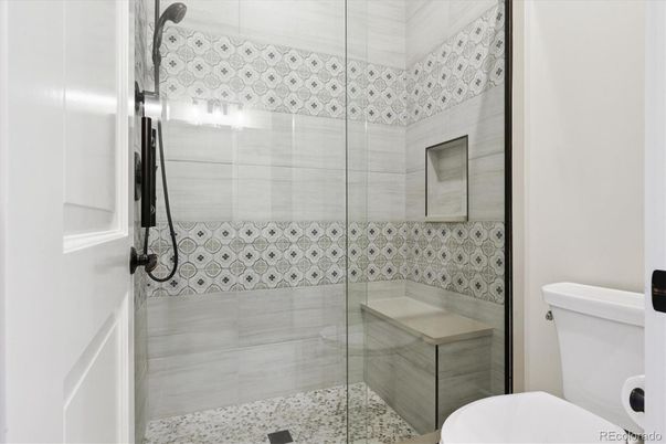 Bathroom, Glass Shower, Interior