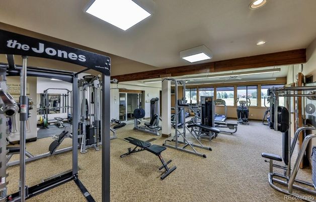 Fitness Equipment, Gym, Interior, Recessed Lighting