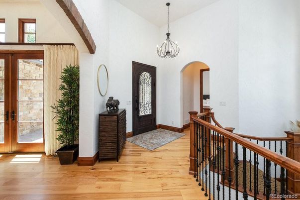 Chandelier, Interior, Pendant Lights, Wood Texture Flooring