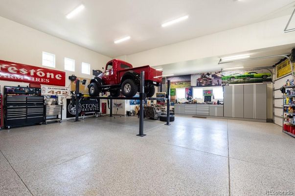 Garage, Interior, Recessed Lighting
