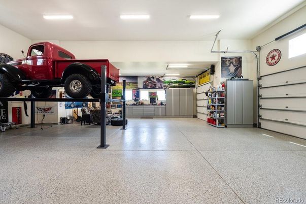 Garage, Interior, Recessed Lighting