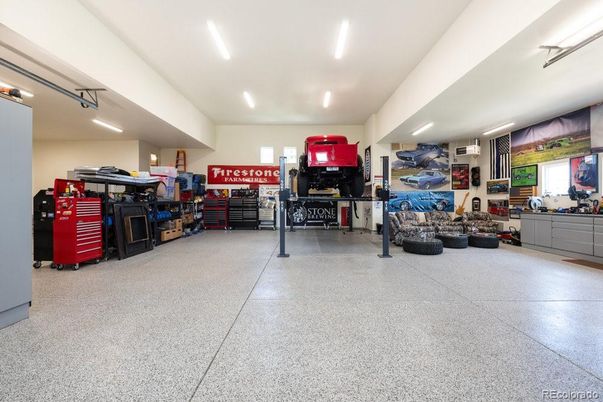 Garage, Interior, Recessed Lighting