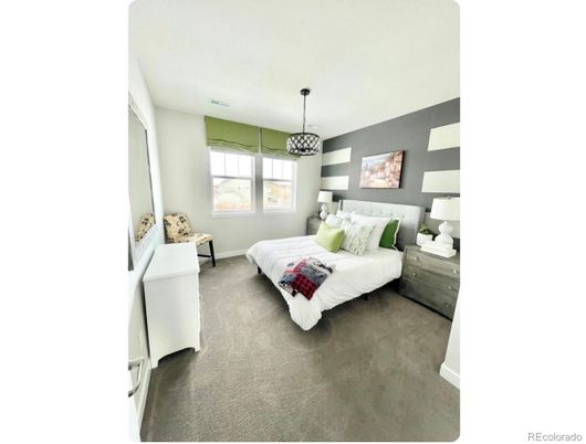 Bedroom, Interior, Pendant Lights