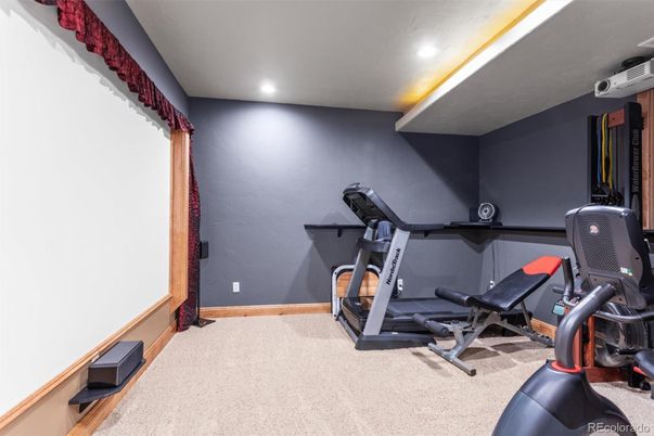 Fitness Equipment, Interior, Recessed Lighting