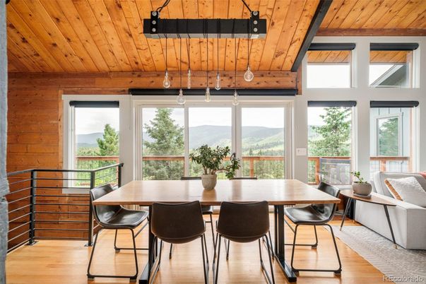 Dining room, Interior, Wooden Ceilings, Wood Texture Flooring, Wooden Walls