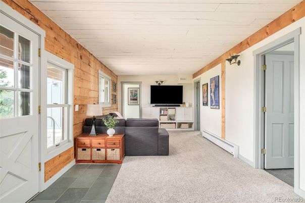 Interior, Living room, Wooden Walls
