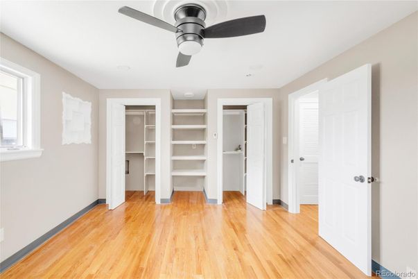 Empty room, Interior, Walk-in Closets, Wood Texture Flooring