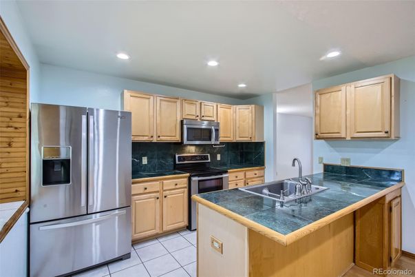 Interior, Kitchen, Recessed Lighting, Stainless Steel Appliances