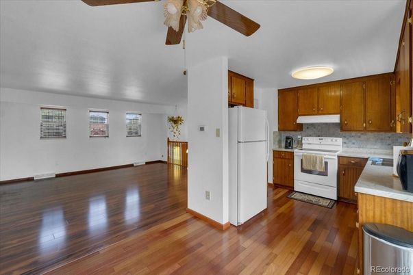 Interior, Kitchen, Wood Texture Flooring