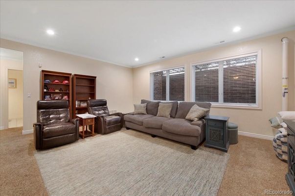 Interior, Living room, Recessed Lighting