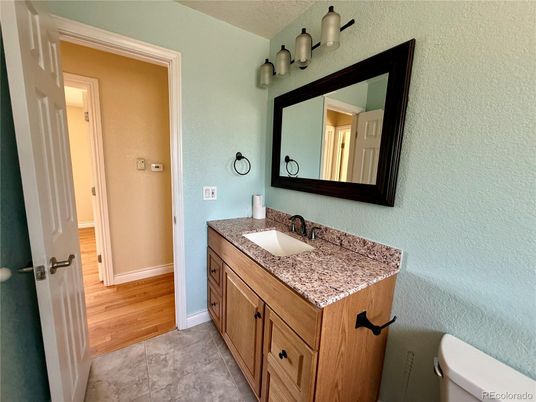 Bathroom, Dual Sink Vanities, Interior, Wood Texture Flooring