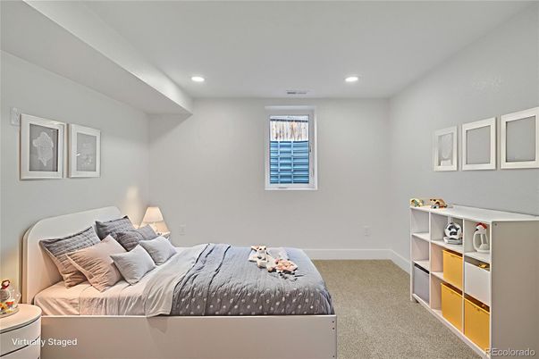 Bedroom, Interior, Recessed Lighting