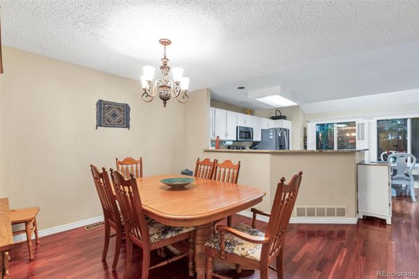 Chandelier, Dining room, Interior, Kitchen, Wood Texture Flooring