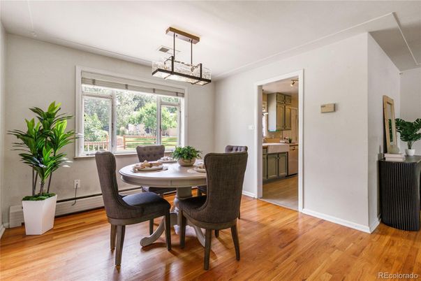 Chandelier, Dining room, Interior, Pendant Lights, Wood Texture Flooring